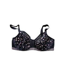 Freya Bra 32G Womens Underwired Not Padded Black Pink Lace Adjustable Straps